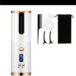 White Automatic Curling Iron